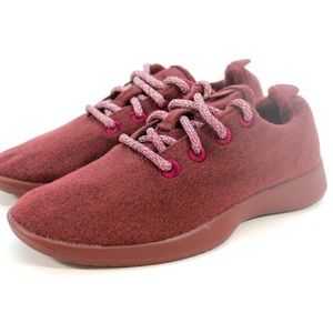 Allbirds Women's Wool Runners Tuke Jam Maroon Comfort Shoes (7)